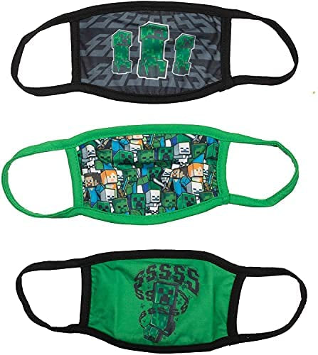 Kids MineCraft Facemasks 3 pack