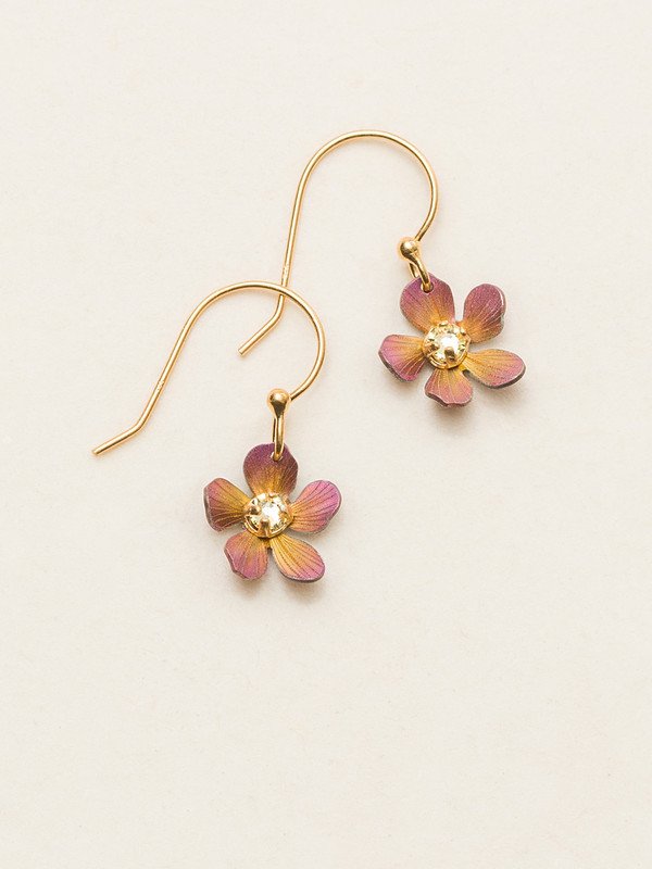 Holly Yashi Petite Plumeria Drop Earrings