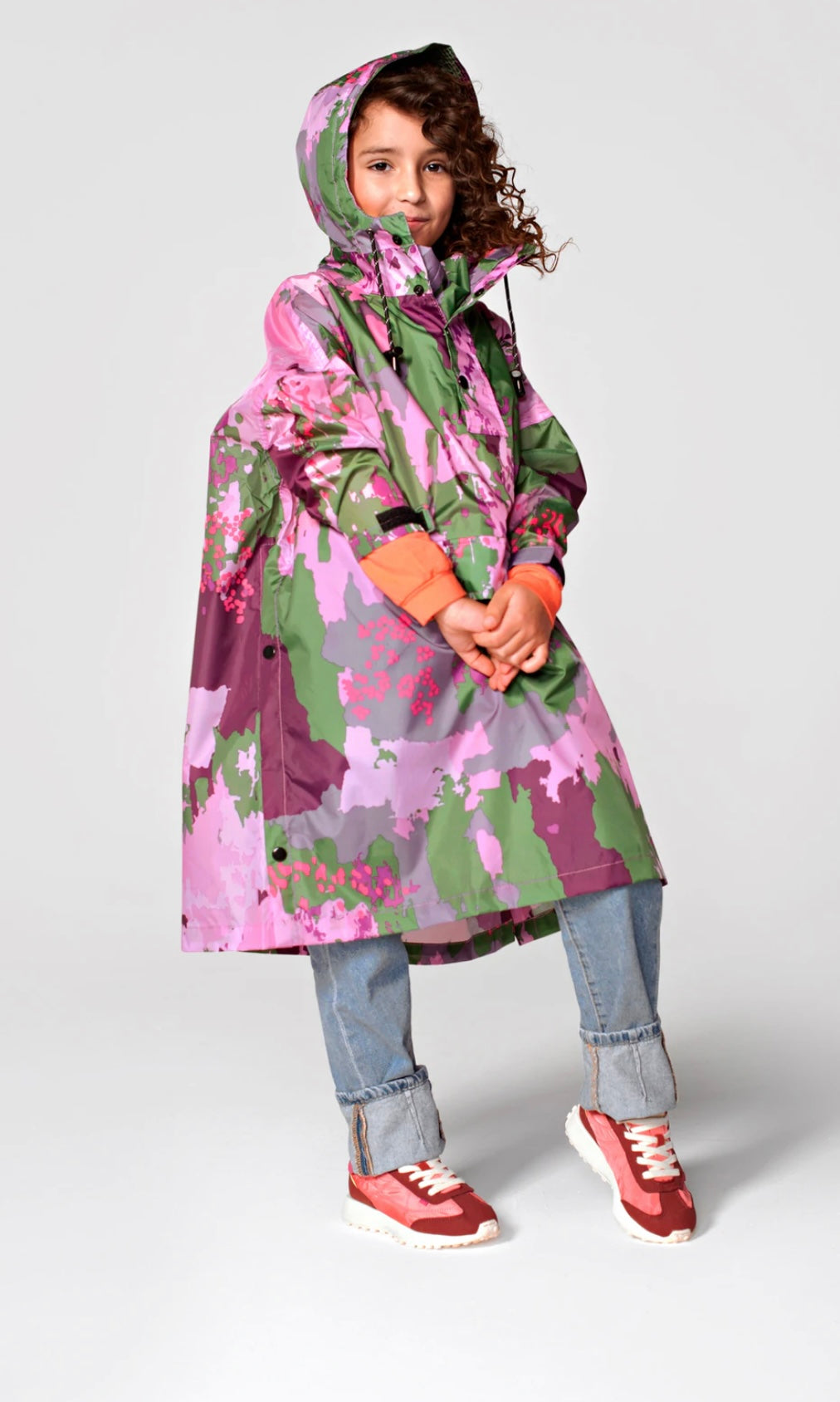 Rainkiss Digi Spring Camo Kids Rain Poncho