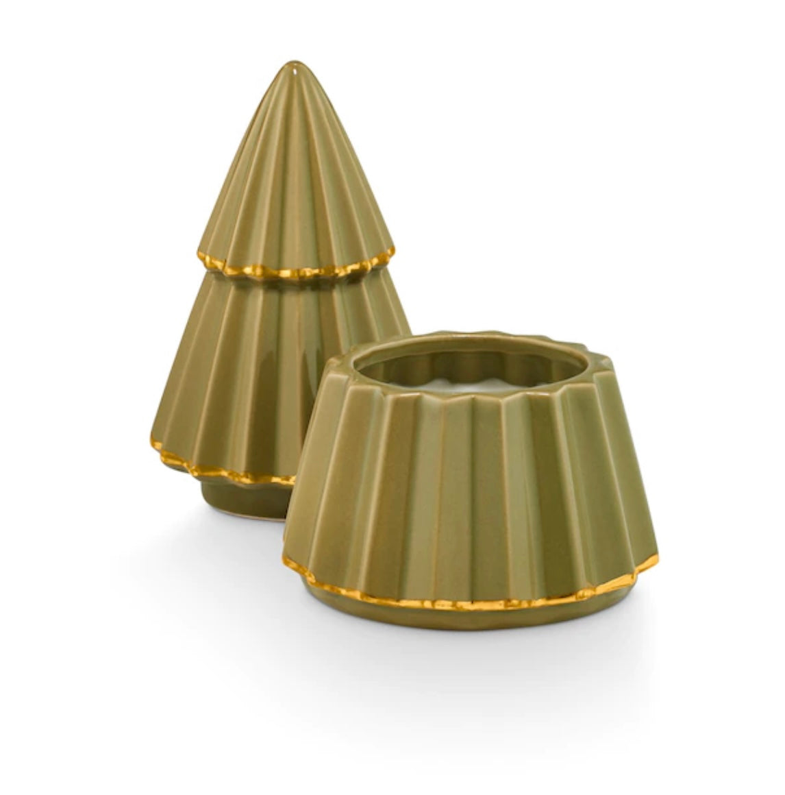 Illume Ceremic Tree Fresh Balsam Candle