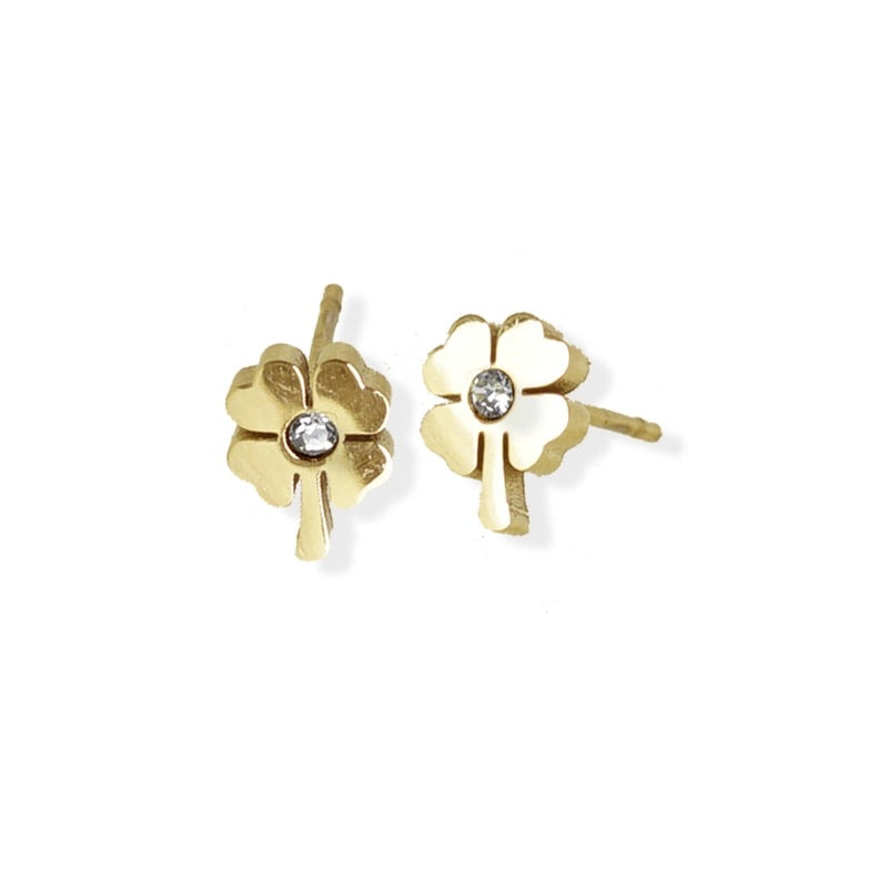 jj+rr Clover Studs