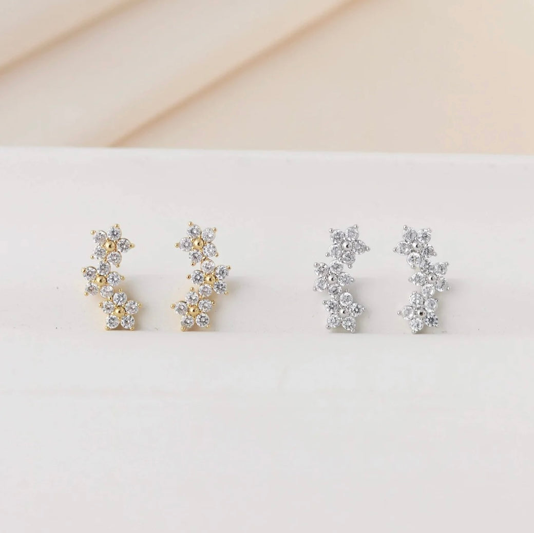Lover’s Tempo Blossom Climber Earrings