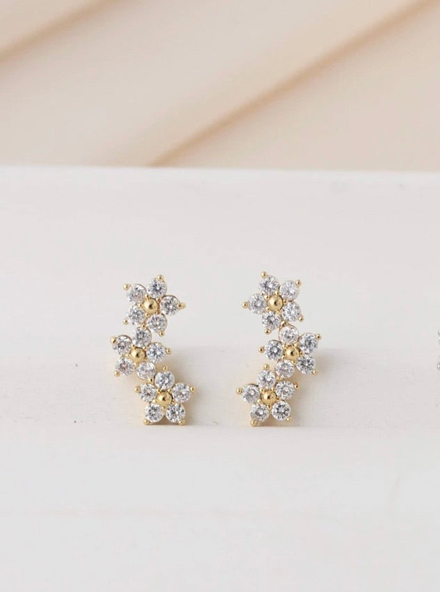 Lover’s Tempo Blossom Climber Earrings