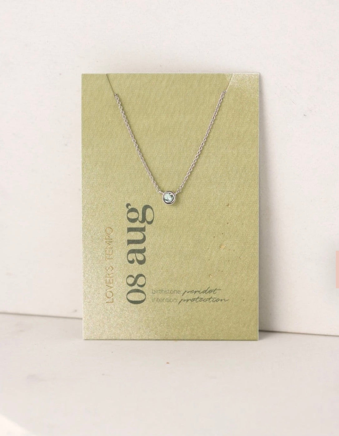 Lover’s Tempo Kaleidoscope Birthstone Silver Necklace