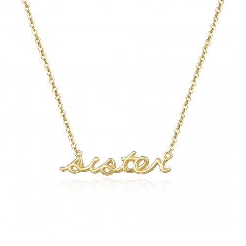 Gold Vermeil Sister Necklace