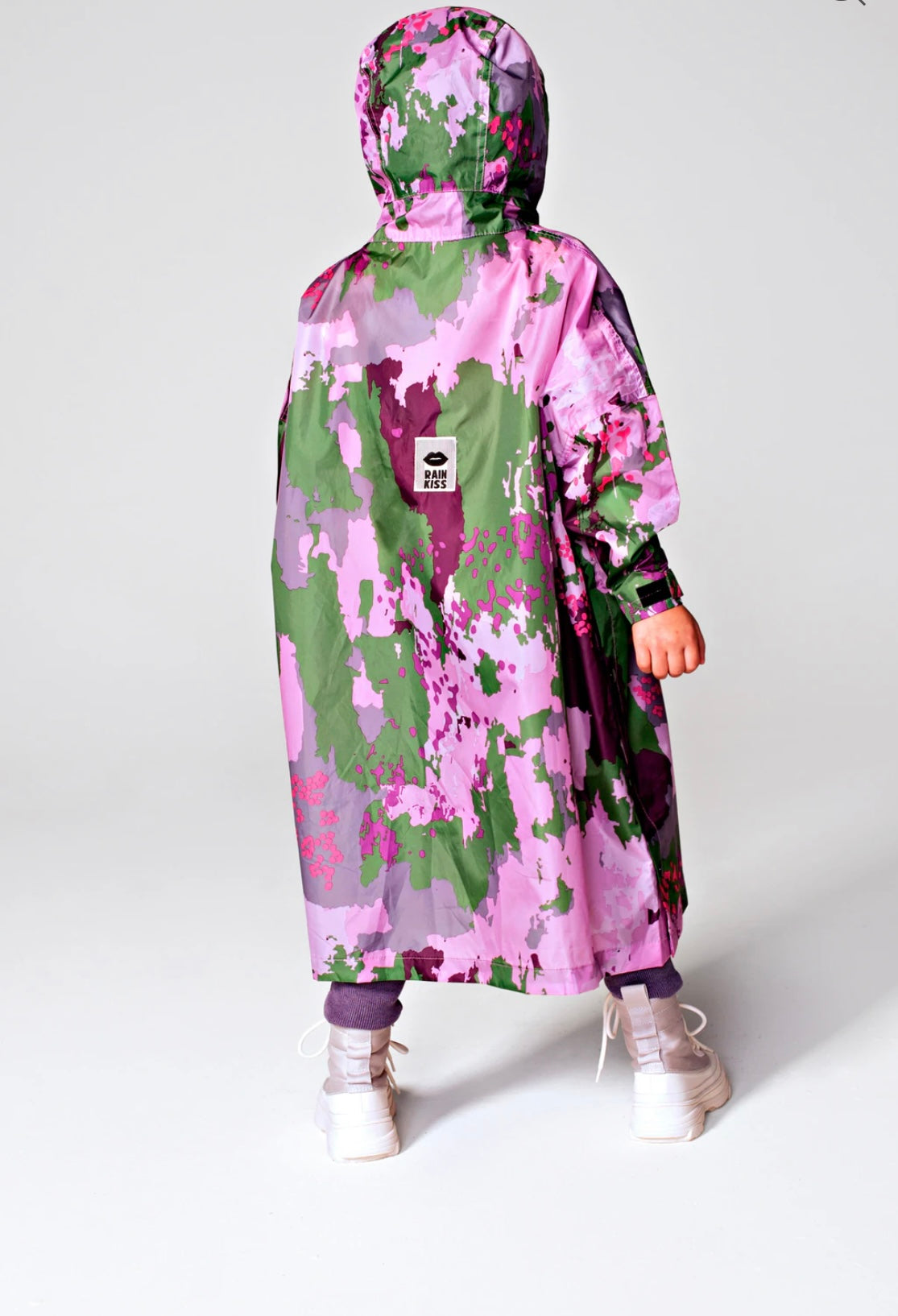 Rainkiss Digi Spring Camo Kids Rain Poncho