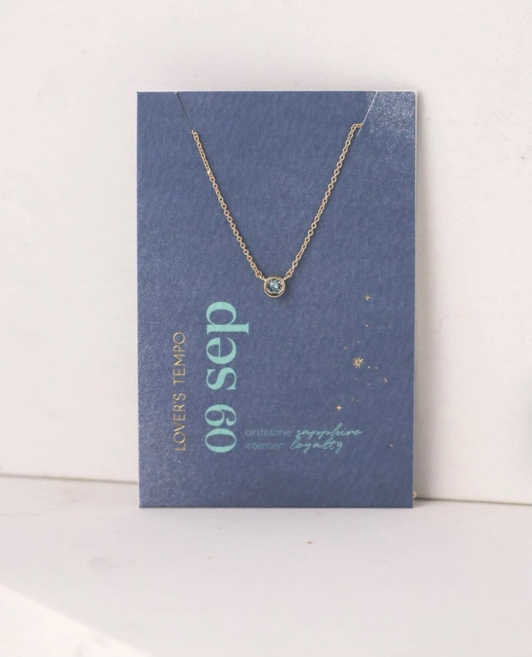 Lover’s Tempo Kaleidoscope Birthstone Gold Necklace