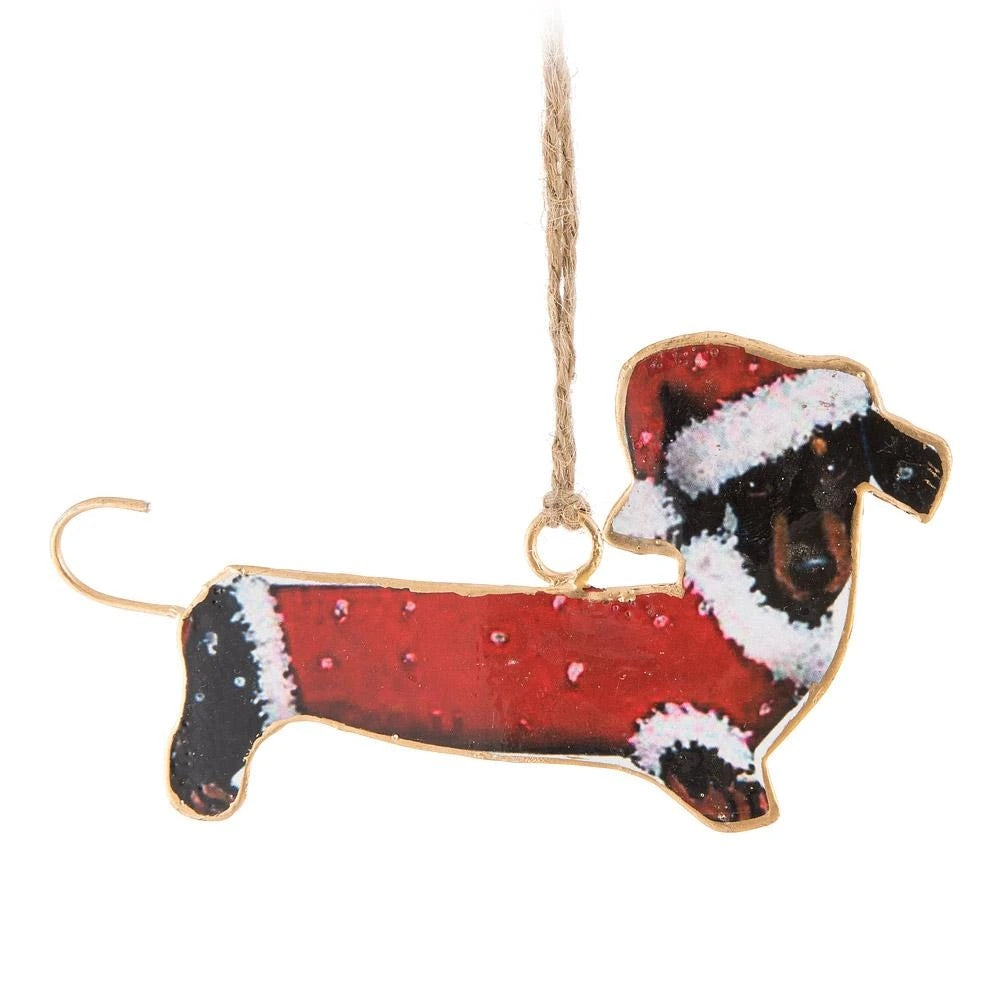 Dachshund Tin Ornament
