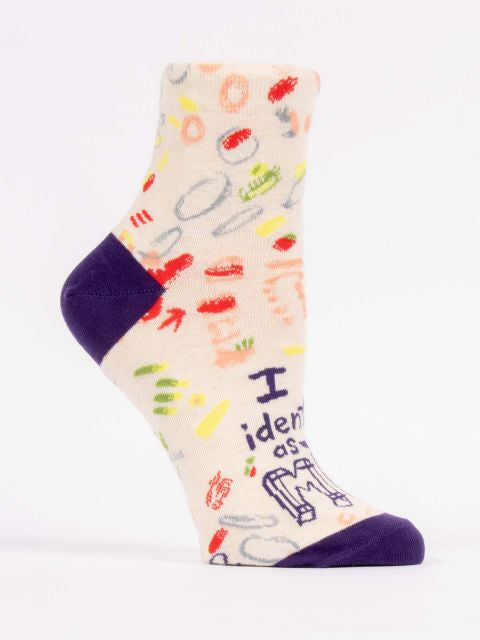 Blue Q Womens Identify as Me Socks
