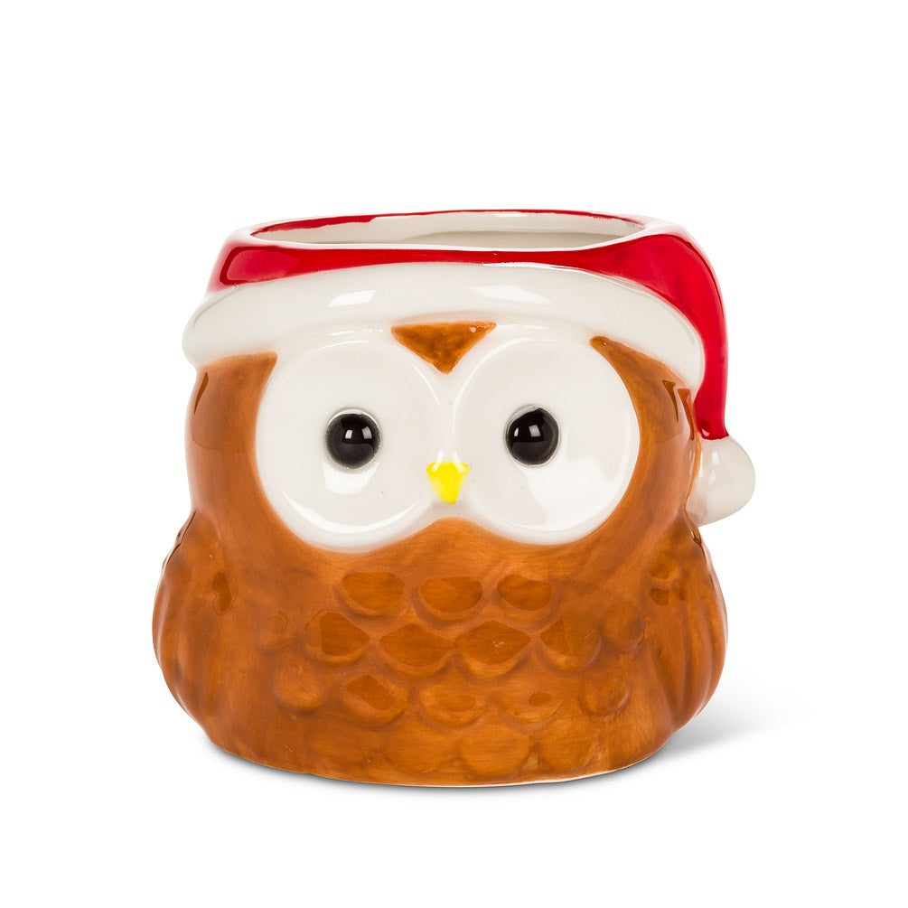 Holiday Owl Planter