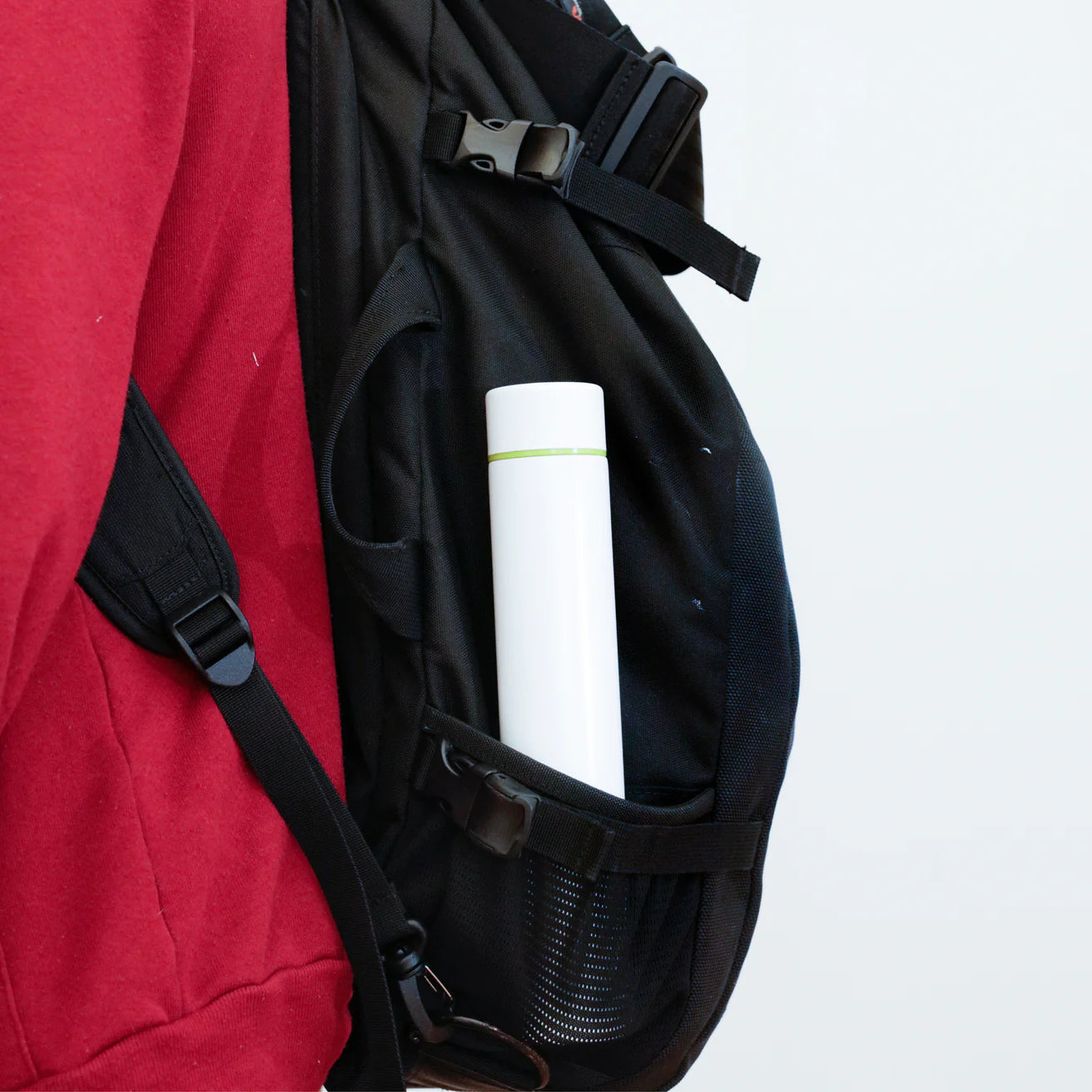 Kikkerland Slim Water Bottle - White