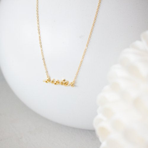 Gold Vermeil Sister Necklace