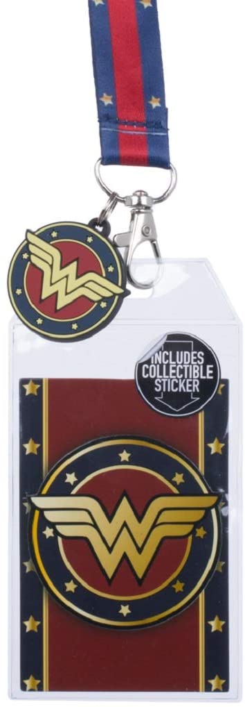 Wonder Woman Lanyard with Charm
