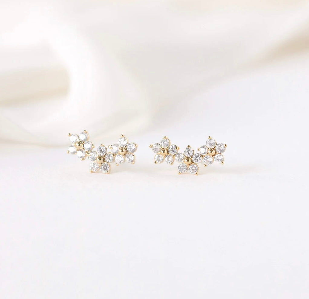 Lover’s Tempo Blossom Climber Earrings