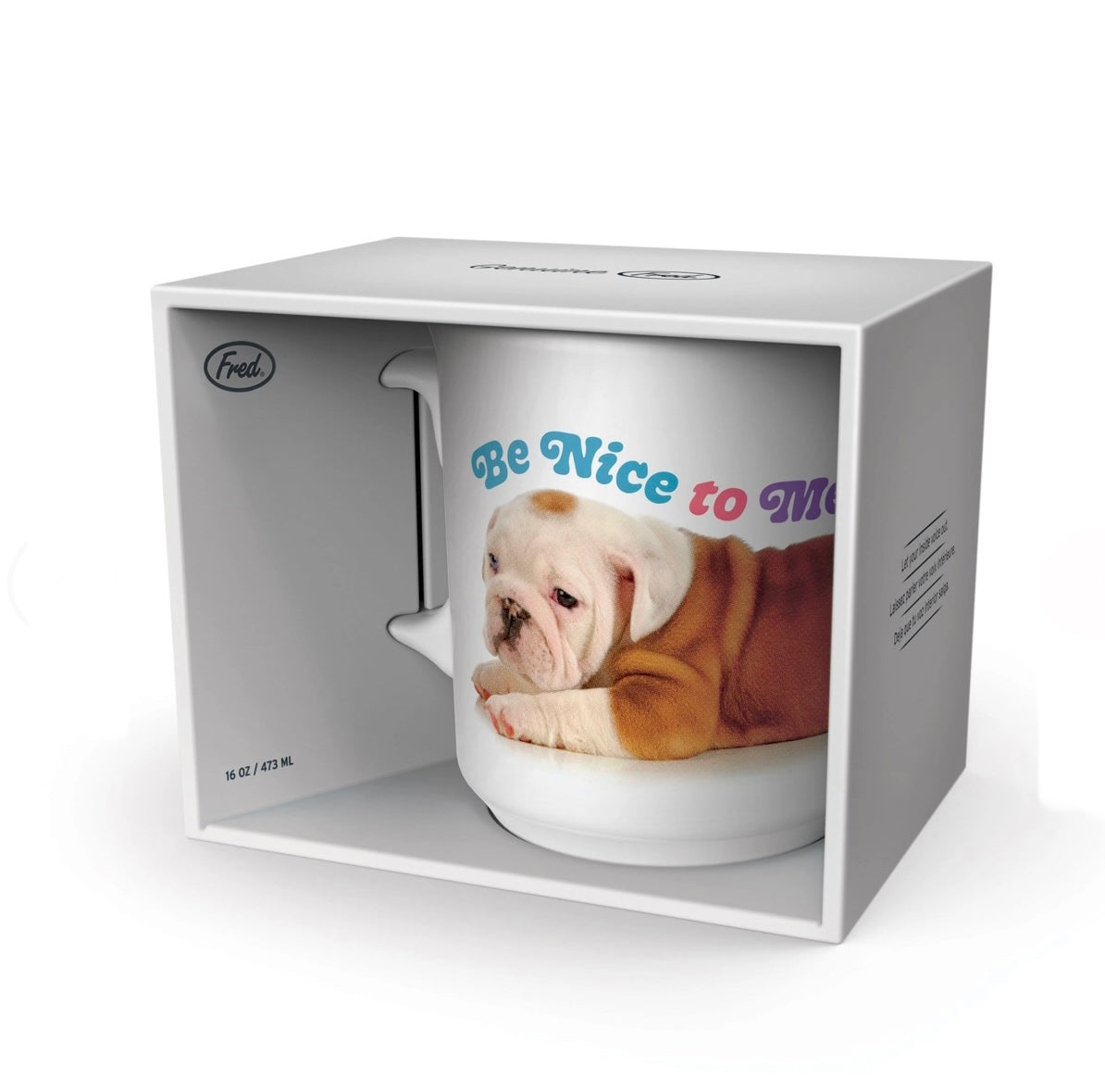 Fred SAY ANYTHING "Be Nice" MUG