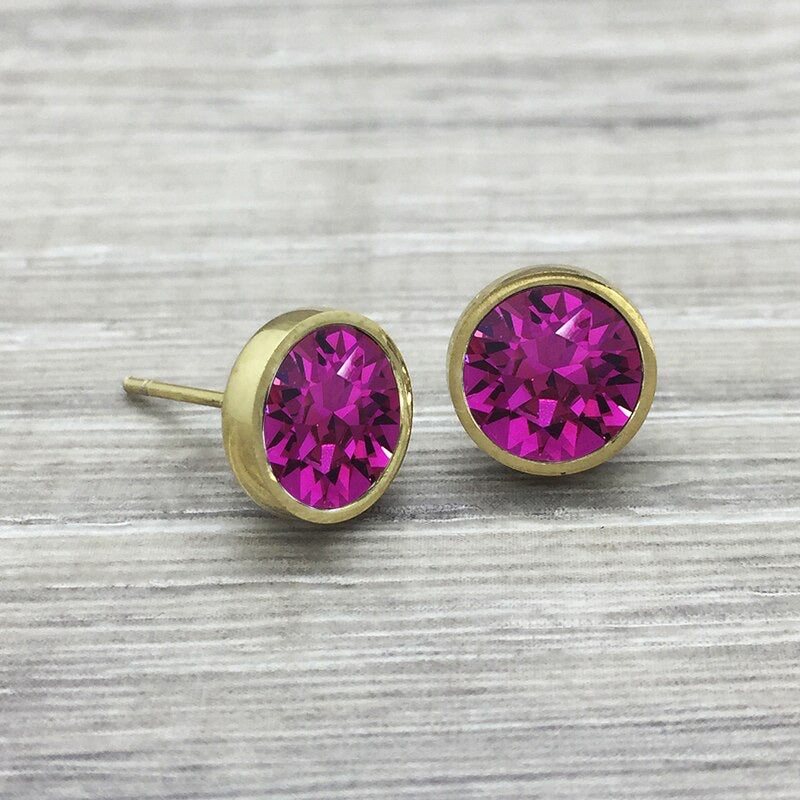 JJ+RR Luxe Swarovski Crystal Studs
