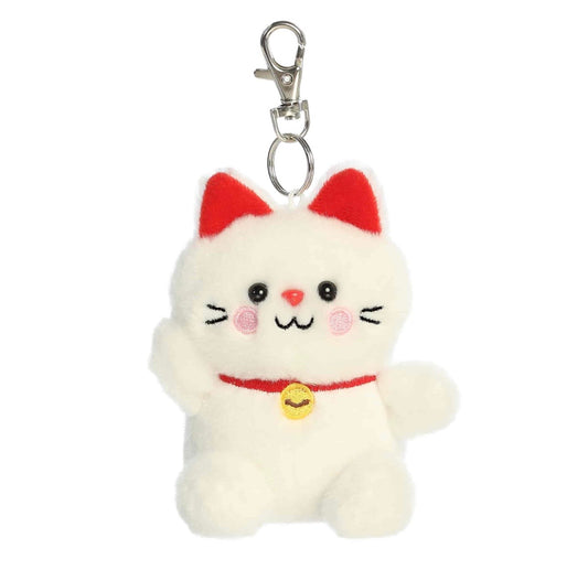 Palm Pals Kota Lucky Cat Clip On Keychain