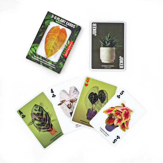 Kikkerland 3D Plant Playing Cards