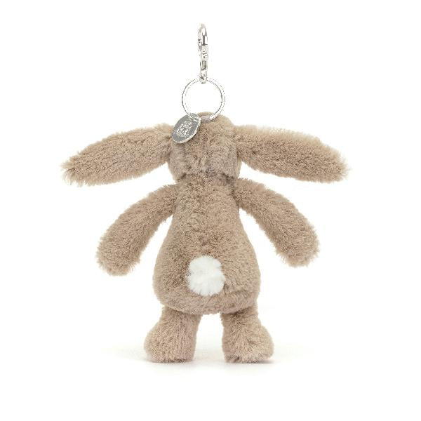 JellyCat Blossom Beige Bunny Petal Bag Charm