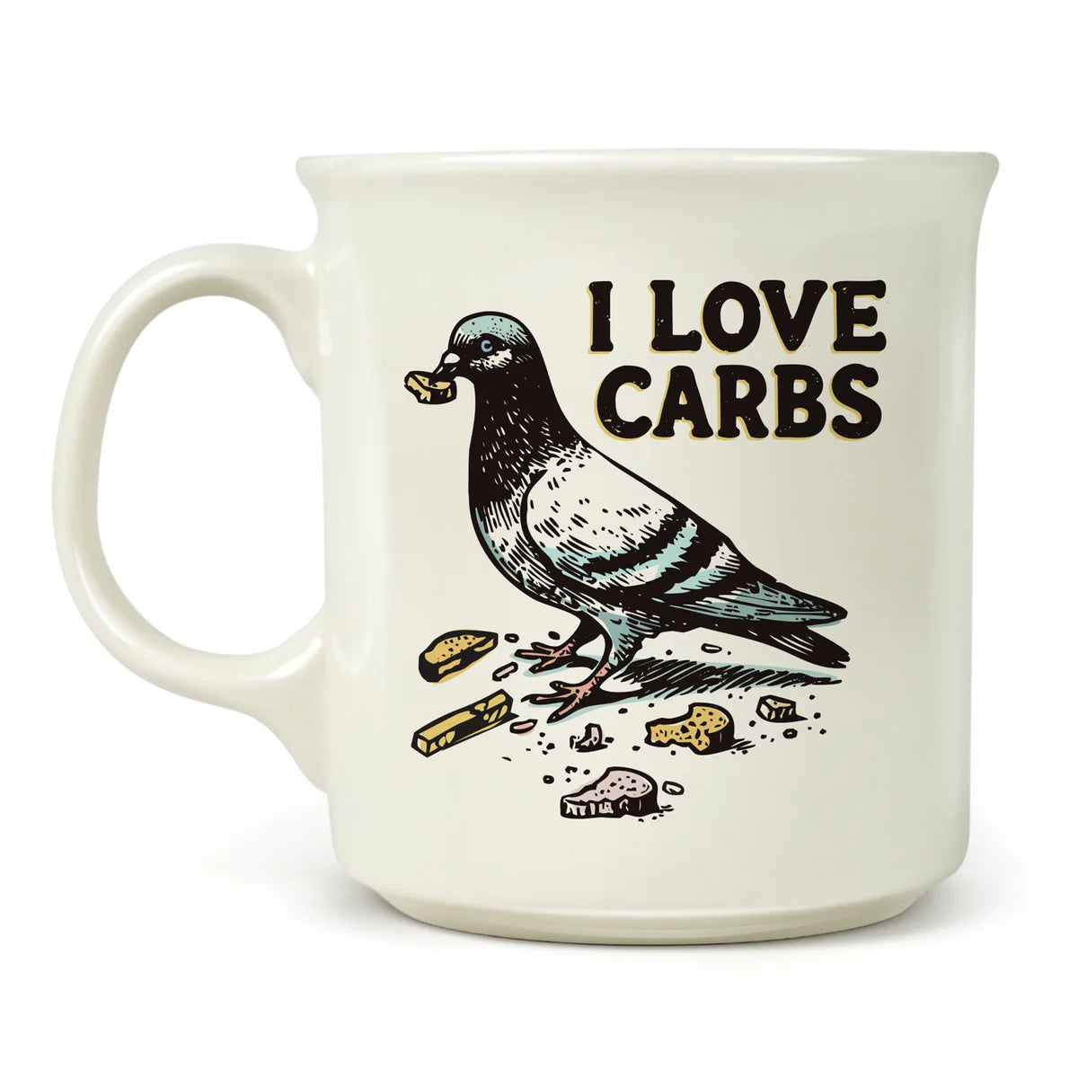 Fred & Friends SAY ANYTHING “I Love Carbs” MUG