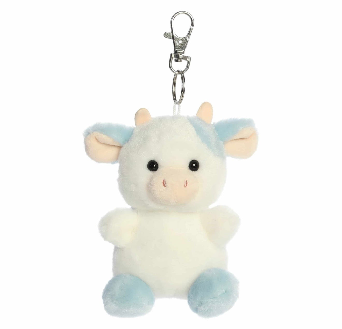 Palm Pals Skyla Blueberry Cow Clip On Keychain