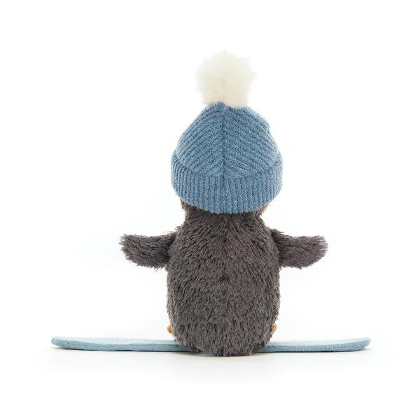 JellyCat Peanut Penguin Snowboarding