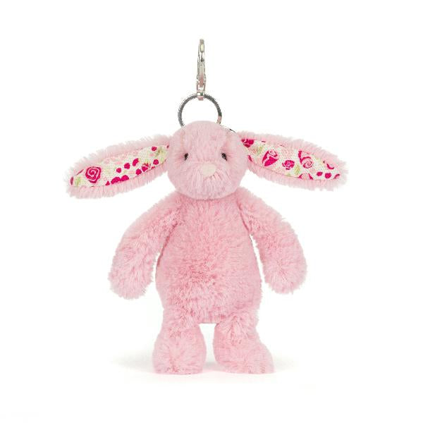 Jellycat Amuseables Blushkin Blossom Bunny Bag Charm