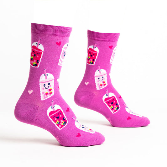 SOCK IT TO ME Women’s Bubble Tea Crew Socks