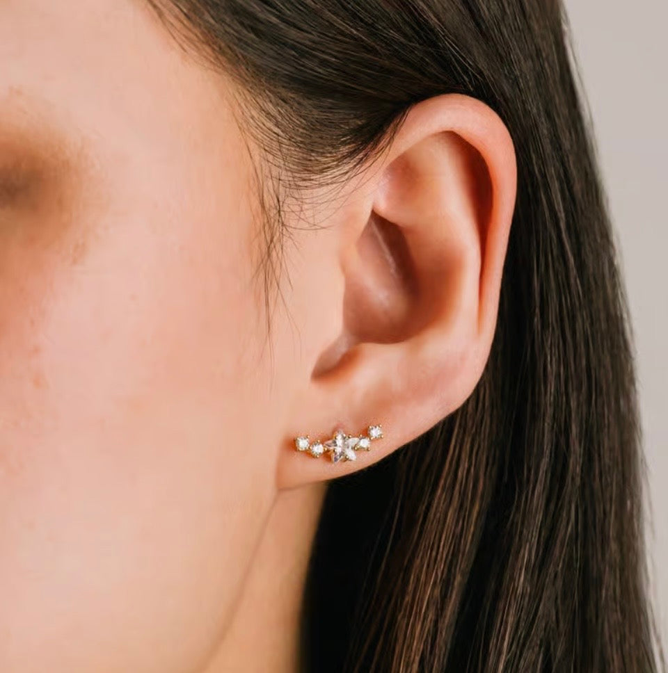Lover’s Tempo Stargazer Climber Earrings