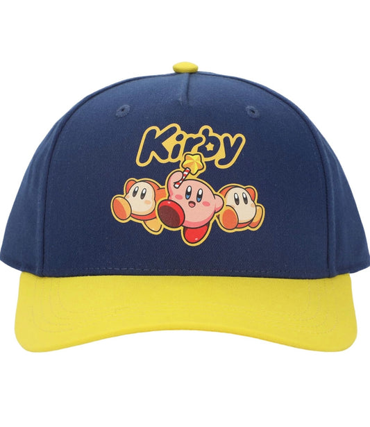 Kirby Yellow Brim Snapback Hat