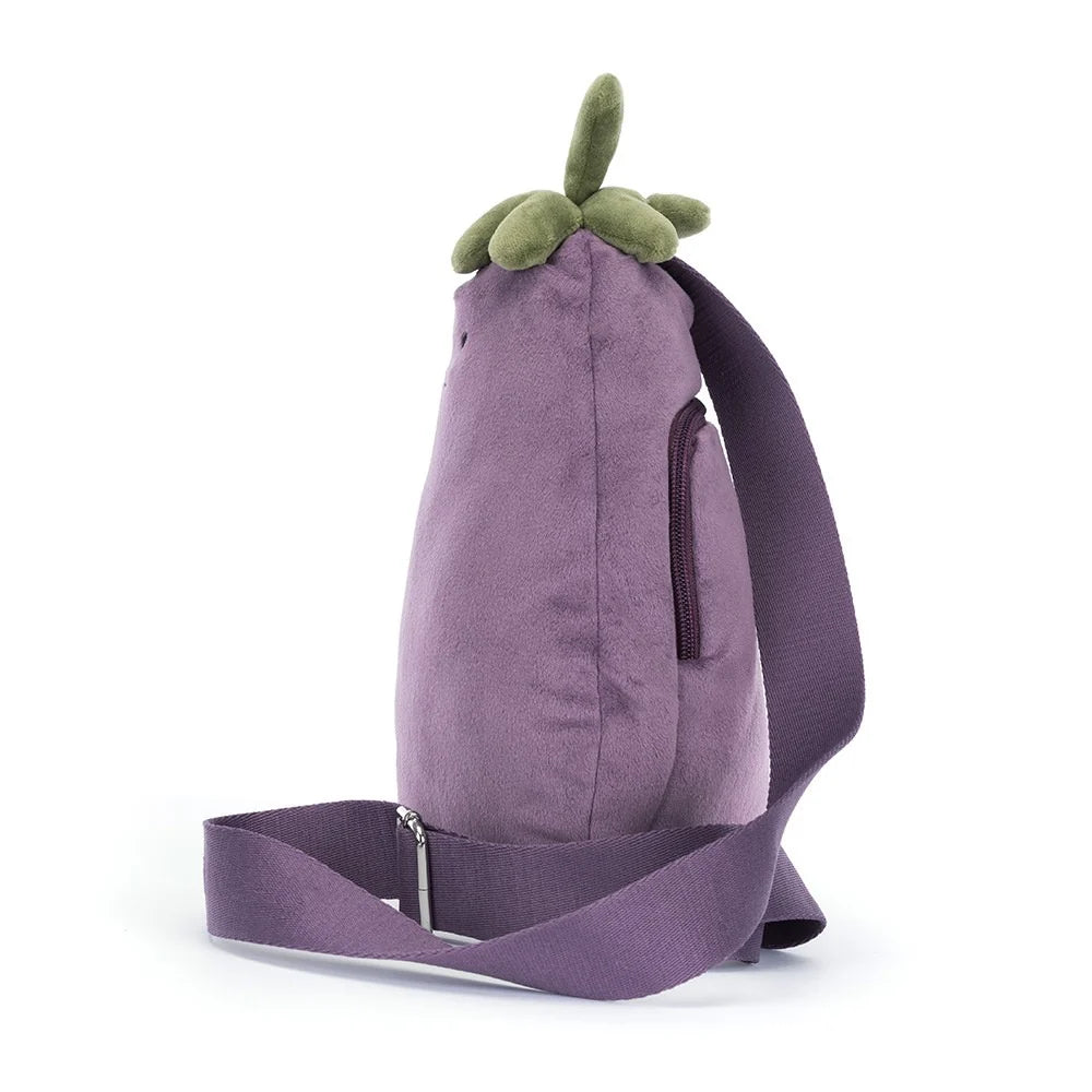 JellyCat Amuseables Eggplant Bum Bag