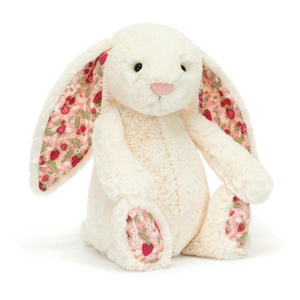 JellyCat Blossom Cream Bunny Berry