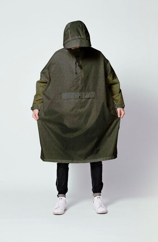 Rainkiss Herringbone Rain Poncho