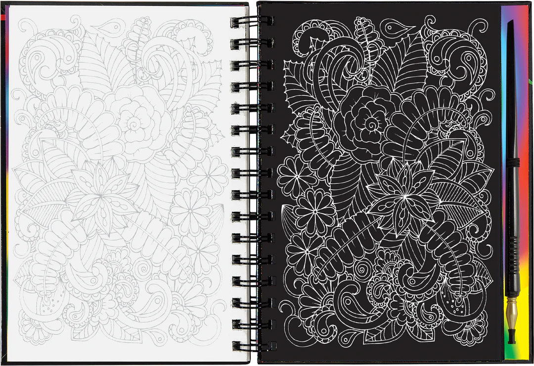 Scratch & Sketch Extreme Flowers