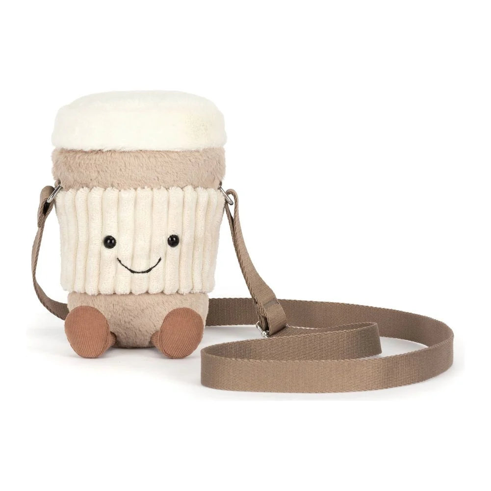 JellyCat Amuseables Perkle Coffee Shoulder bag