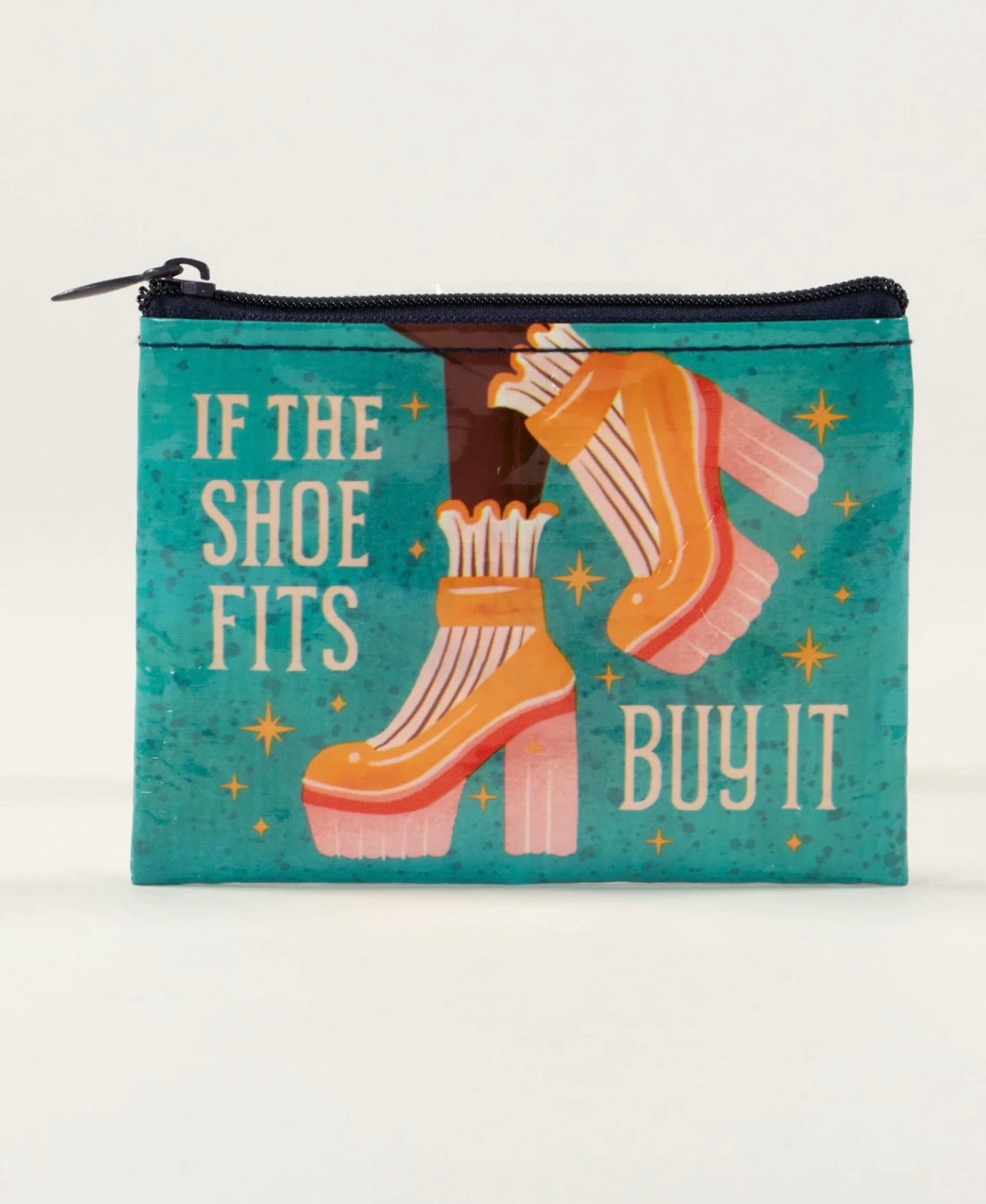 Blue Q If The Shoe Fits, Buy It Coin Purse