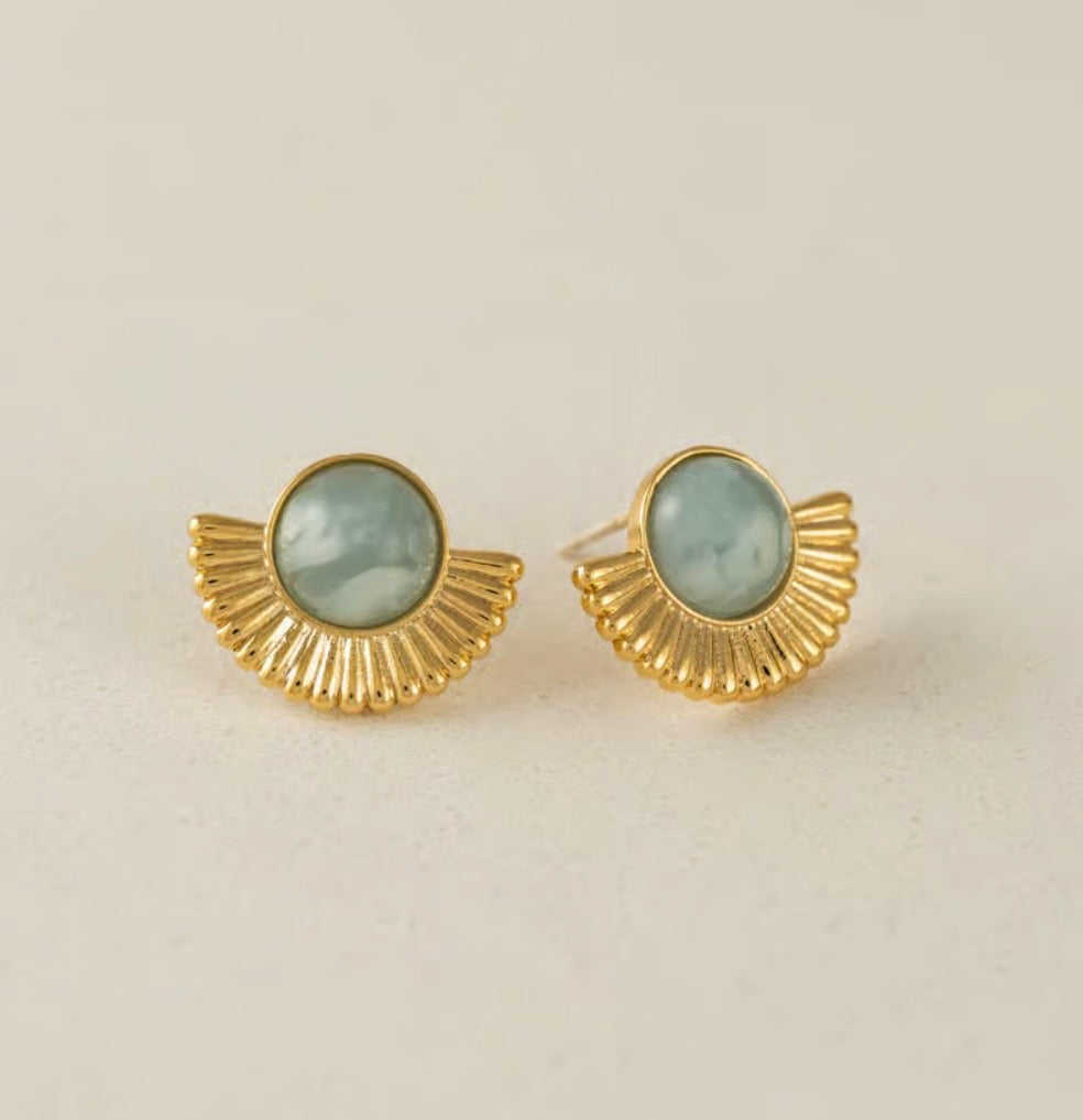 Lover’s Tempo Moonpetal Stud Earrings