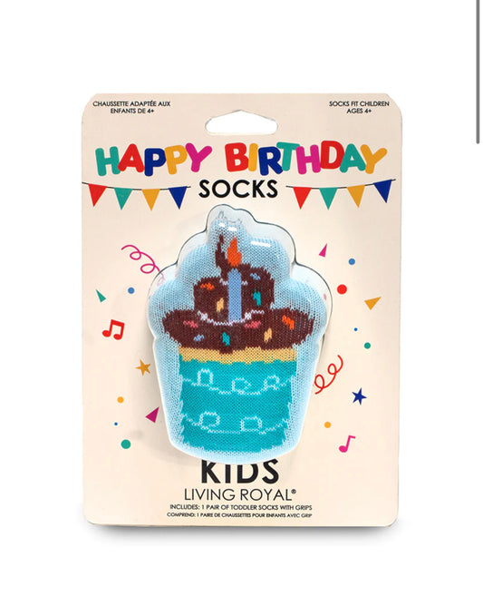 Living Royal Kids Birthday Cupcake Sock