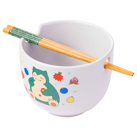 Pokémon Snorlax Ramen Bowl With Chopsticks