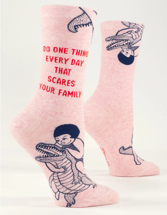 Blue Q Do Something Women’s Crew Socks