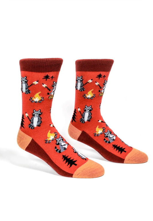SOCK IT TO ME Mens Crew Sock Trash Pandas