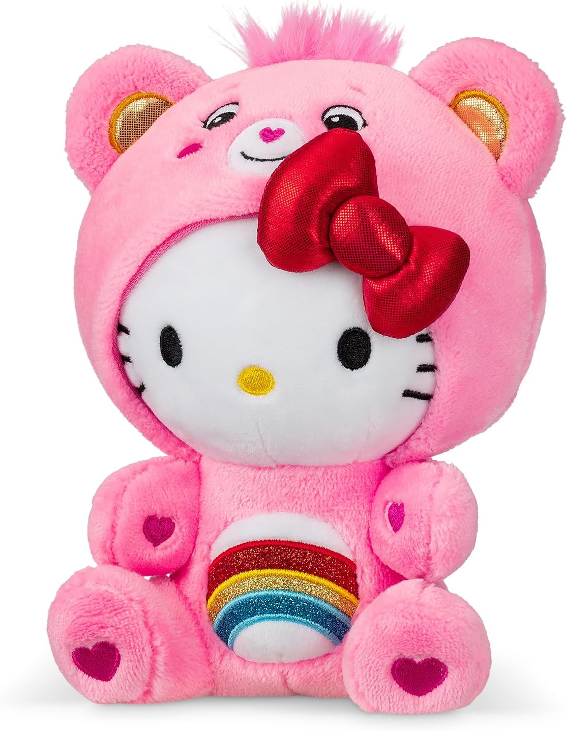 Care Bears Hello Kitty Beary Besties Size 9” Plush