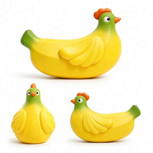 Jumbo Banana Chicken Squishy