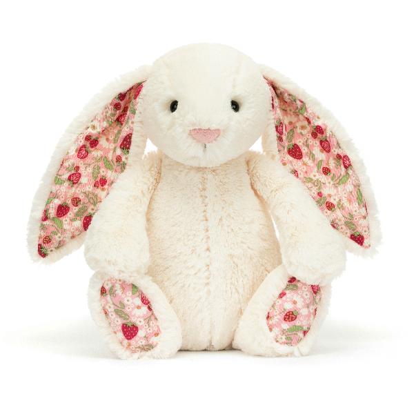 JellyCat Blossom Cream Bunny Berry