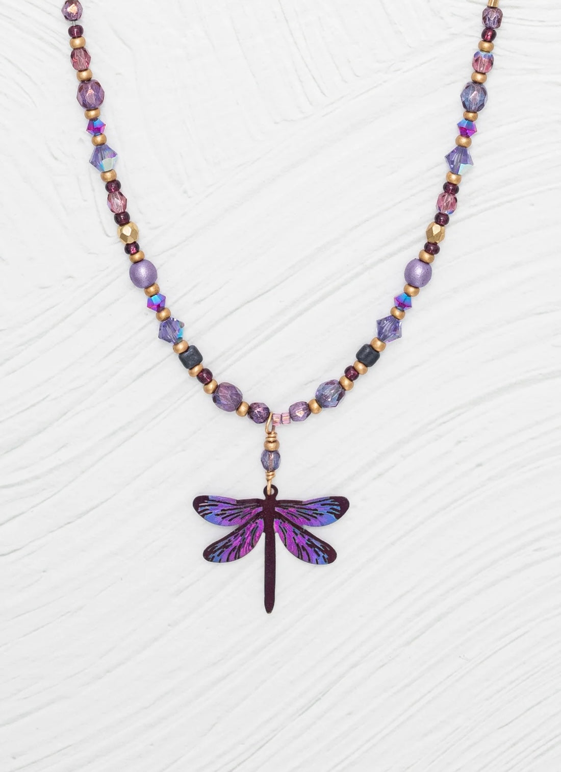 Holly Yashi Dragonfly Dreams Beaded Necklace