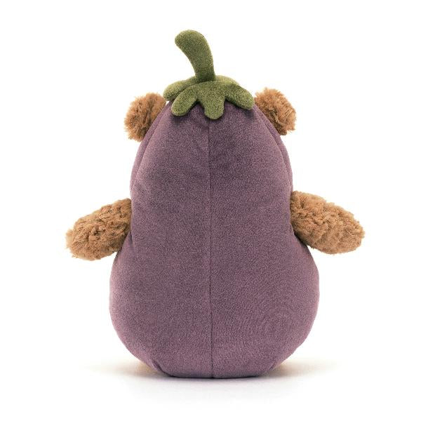 JellyCat Bartholomew Bear Eggplant