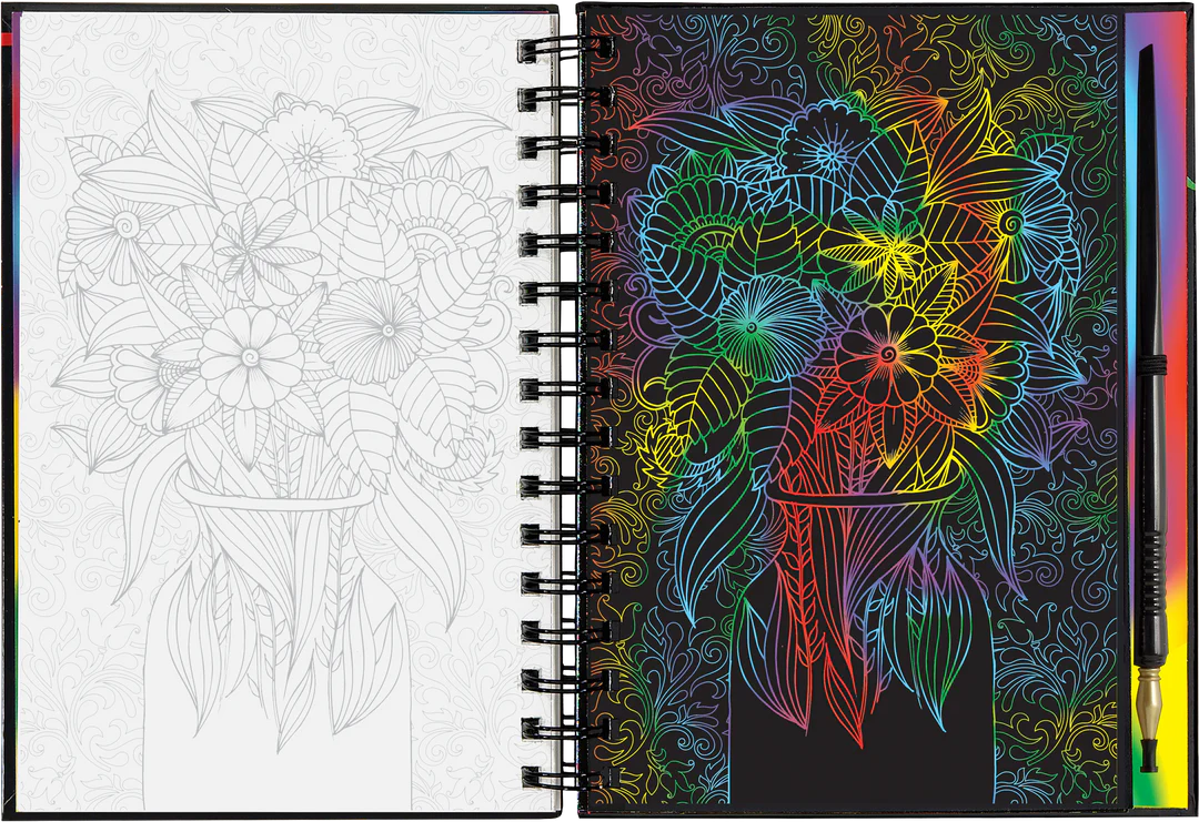 Scratch & Sketch Extreme Flowers