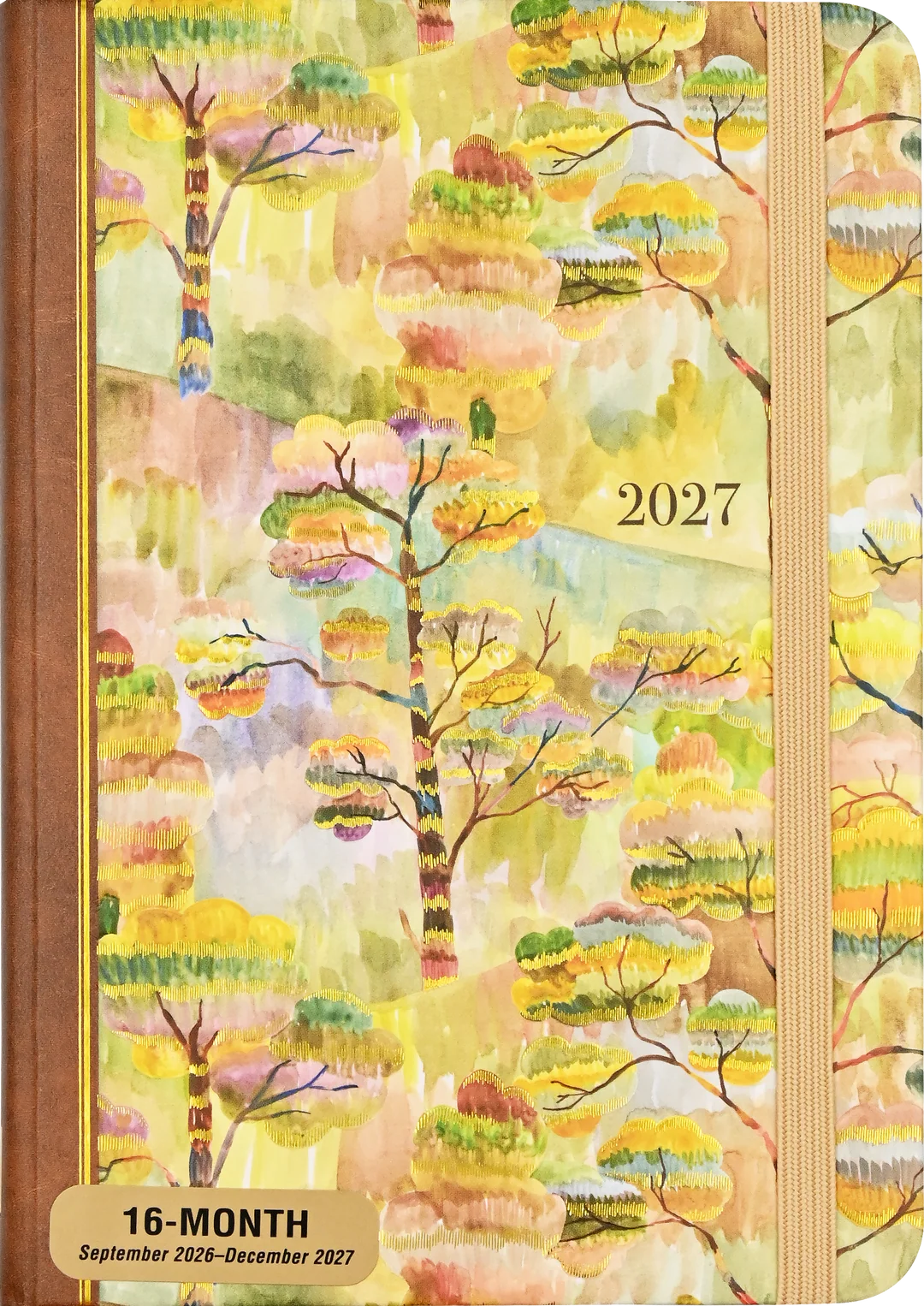 2027 Watercolor Treescape Weekly Planner