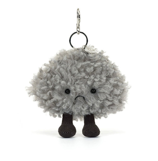 JellyCat Amuseables Storm Cloud Bag Charm
