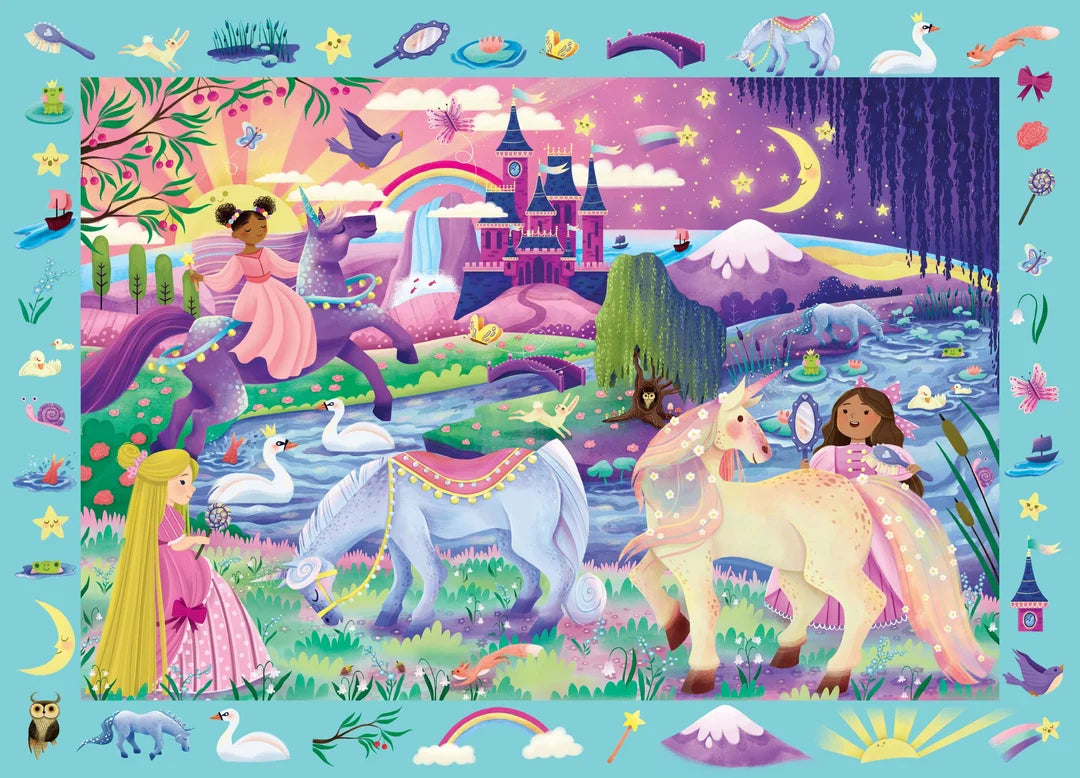 Peter Pauper Unicorns Seek & Find 100 pc Puzzle